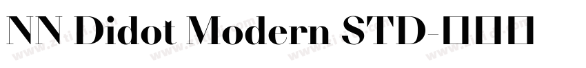 NN Didot Modern STD字体转换